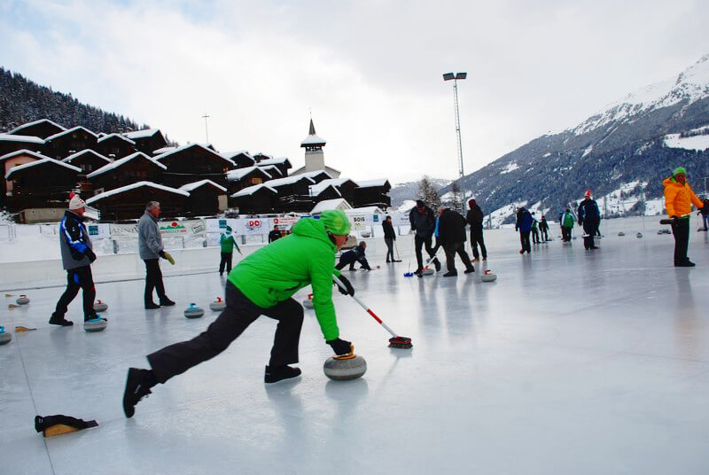 L'excitation du curling revient à Champéry