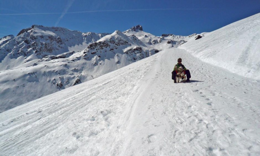 Toboggan run Grimentz