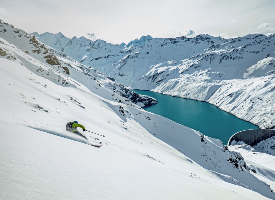 Skifahren in Grimentz