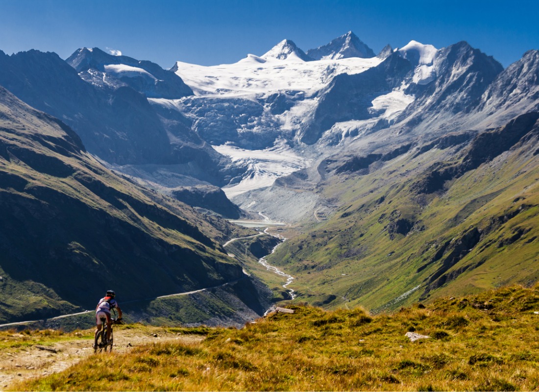 Cycling in Grimentz