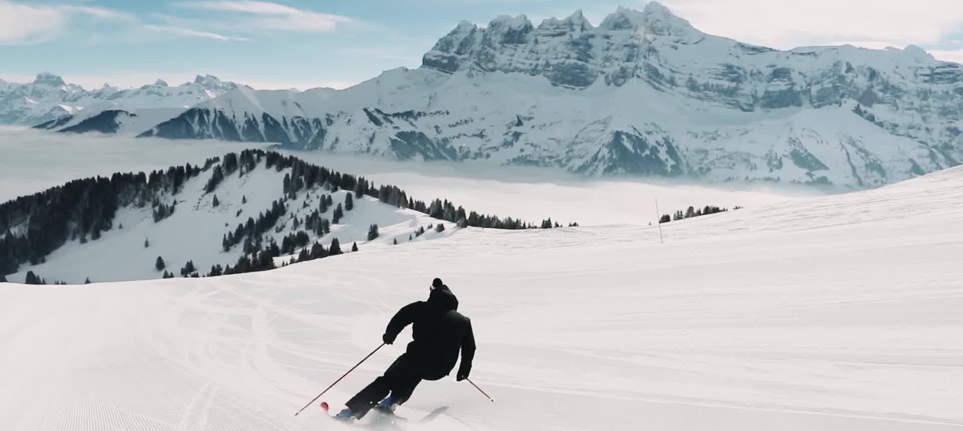 Skifahren Dents du Midi