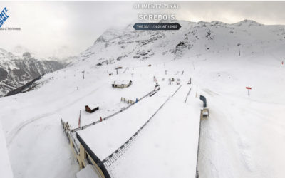 L'ouverture de la saison d'hiver à Grimentz/Zinal le 3 décembre 2021.