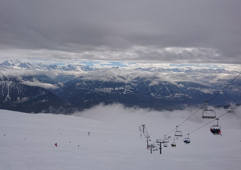 Ski lifts in Crans-Montana