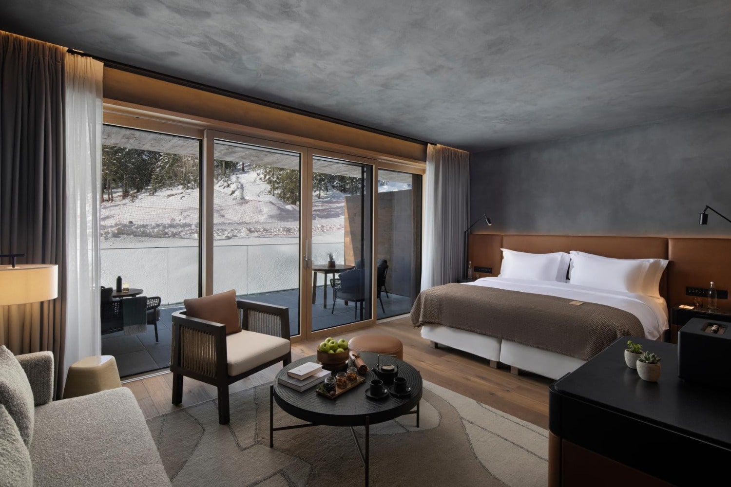 bedroom in Crans Montana