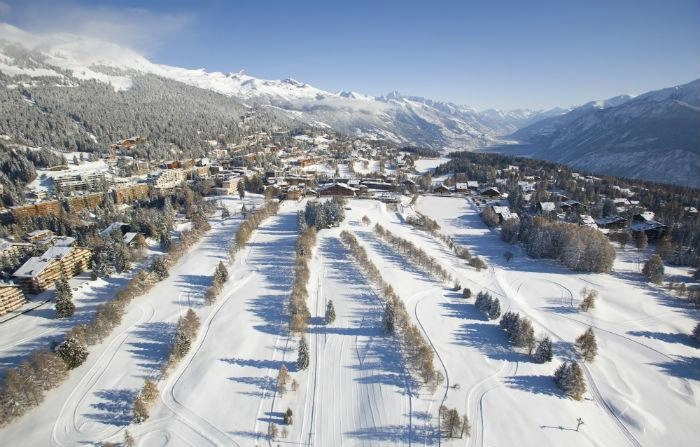 Crans Montana Slopes